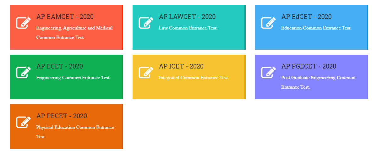 Andhra Pradesh announces the exam dates of all common entrance tests.