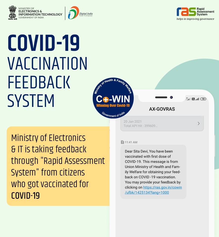 Rapid Assessment System for taking feedback on Vaccination 