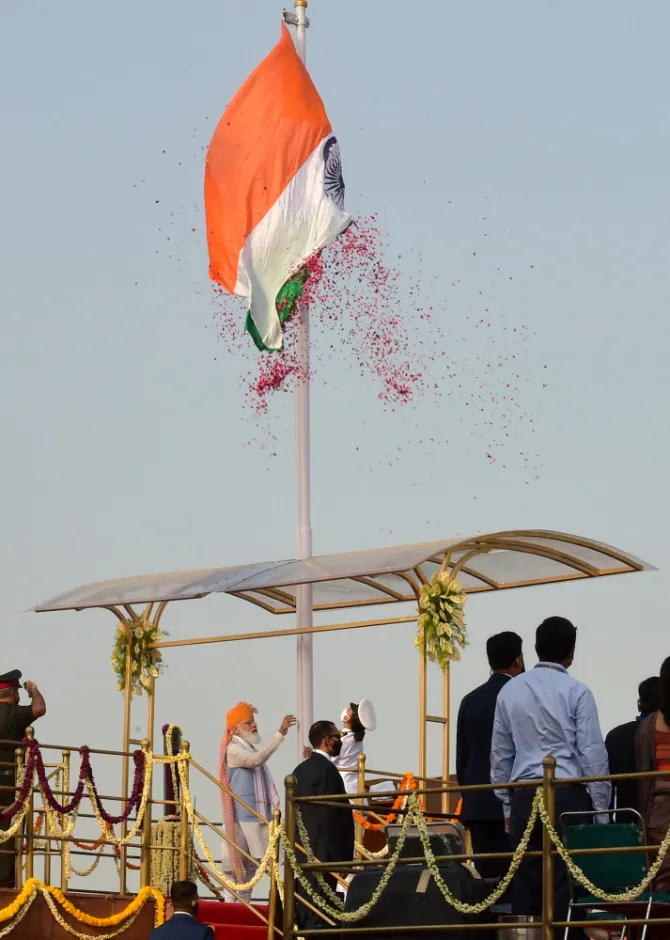 PM addressed nation from the Red Fort on 75th Independence Day