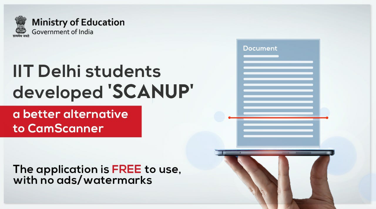 IIT Delhi students developed SCANUP