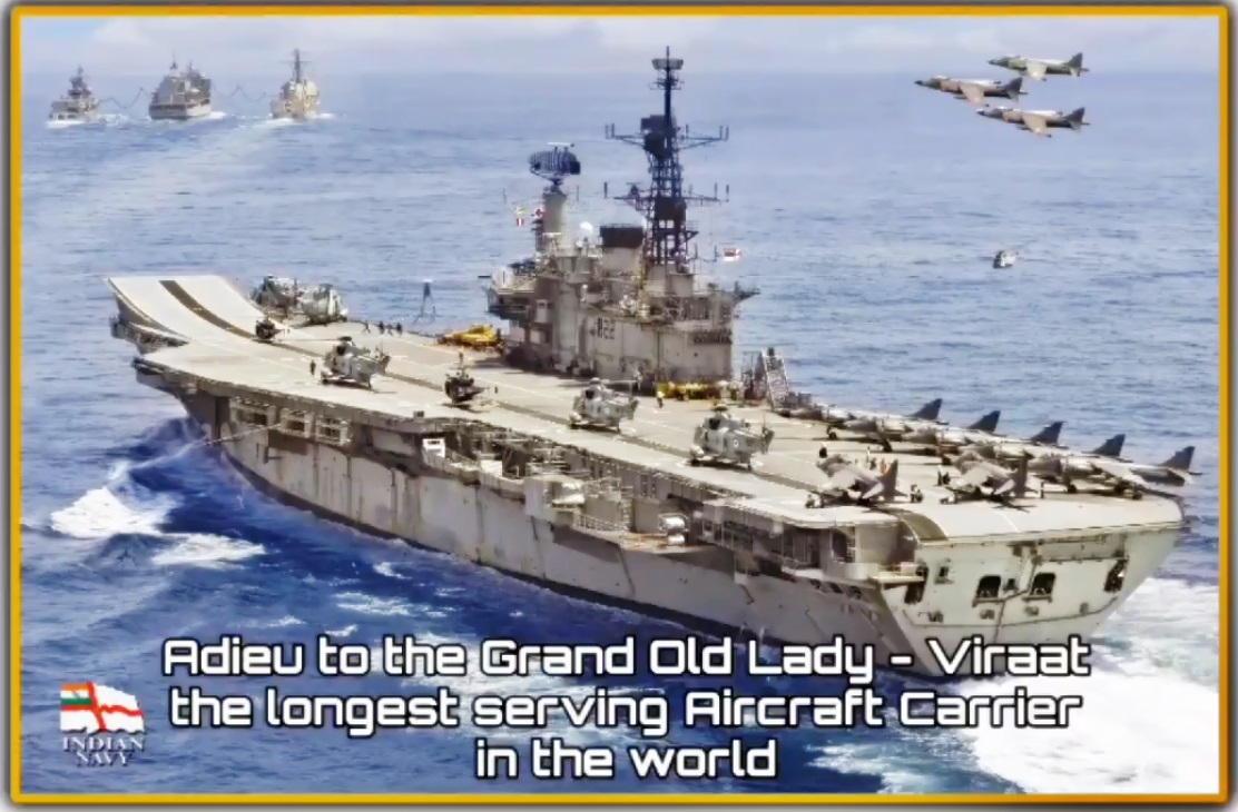 Viraat set sail for the last time