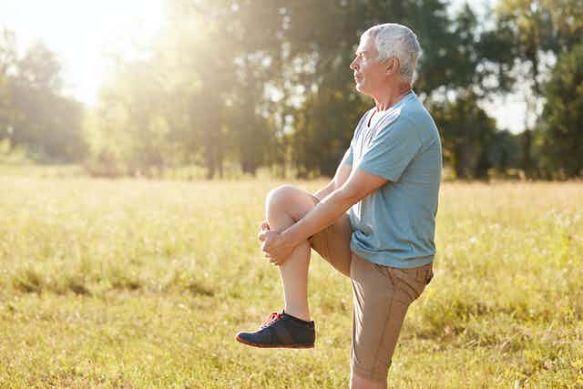Standing on one leg is a sign of good health &ndash; and practising is good for you too