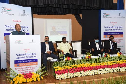 National Helpline Against Atrocities on SCs/STs Launched