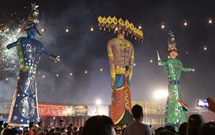 India celebrates the festival of Dussehra