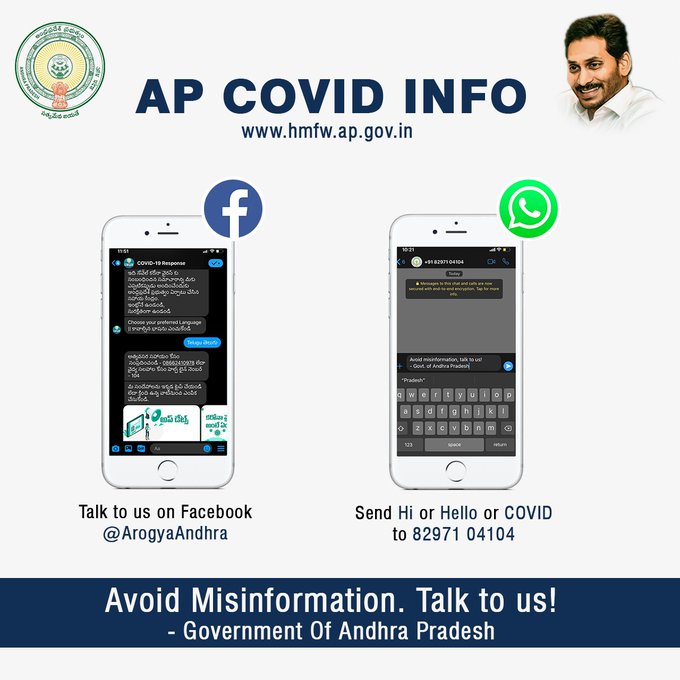 Andhra pradesh Government initiative to fight against COVID-19