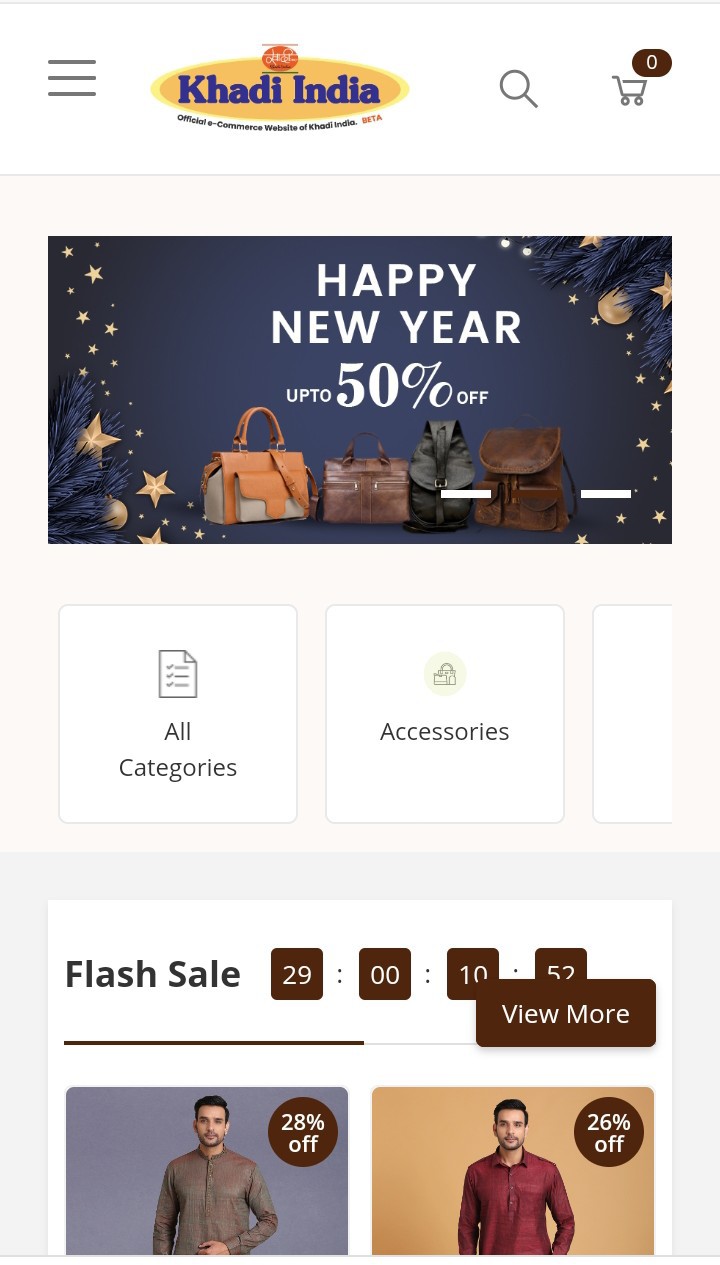 Ministry&rsquo;s khadi arm- Khadi & Village Industries Commission (KVIC) launches E-commerce Portal: ekhadiindia.com