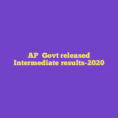 Websites to see AP Intermediate Results-2020