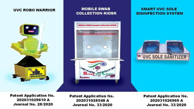 ITI Berhampur files three patents for COVID19 related innovation