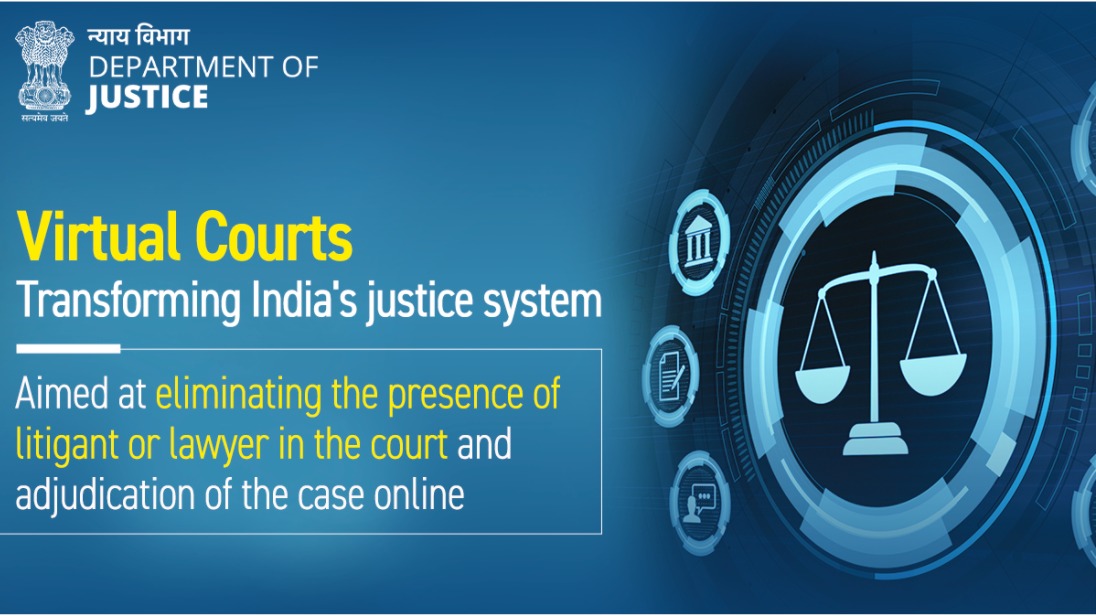 Virtual Courts by Department of Justice,GoI