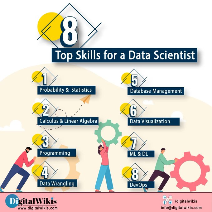 8 Top Skills for Data Scientists
