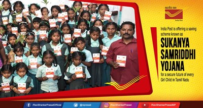 1.83 Crore Sukanya Samriddhi accounts have been opened with a corpus of ₹ 58,222 Crore : Communications Ministry