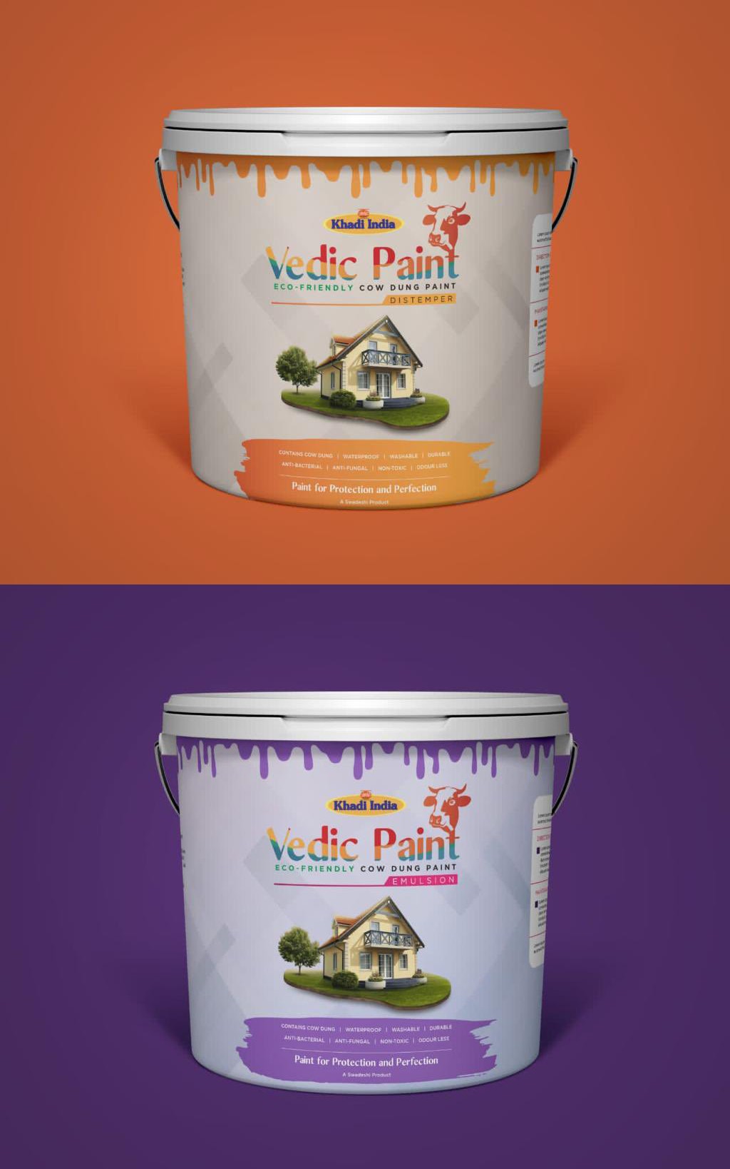 KVIC Developed Vedic Paint 