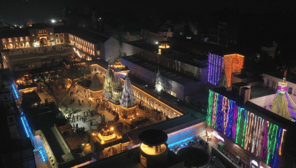 Kashi Vishwanath Temple corridor will be inaugurated by PM Modi on 13th Dec 21