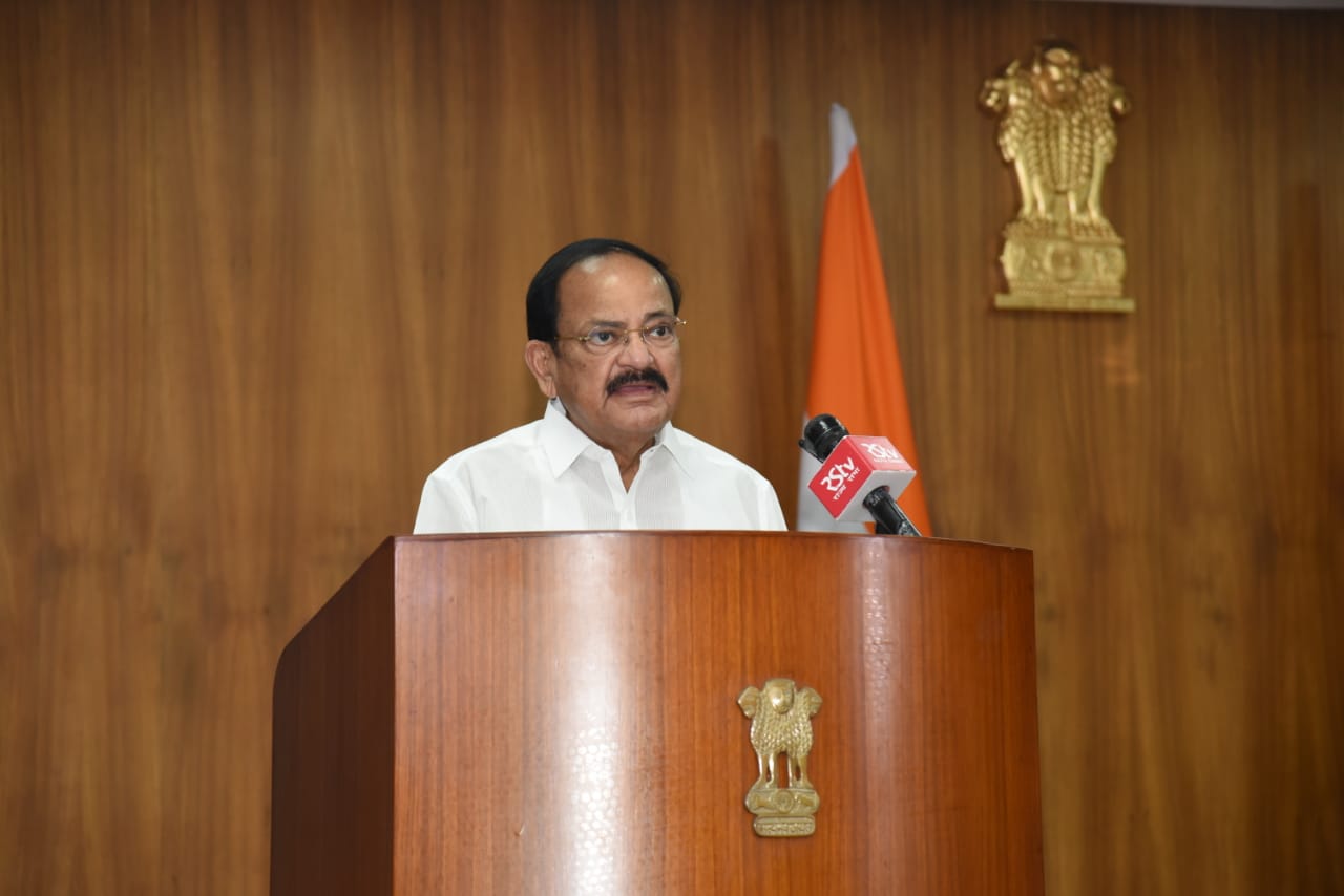 Vice President expresses concern over growing pendency of cases at all levels of judiciary